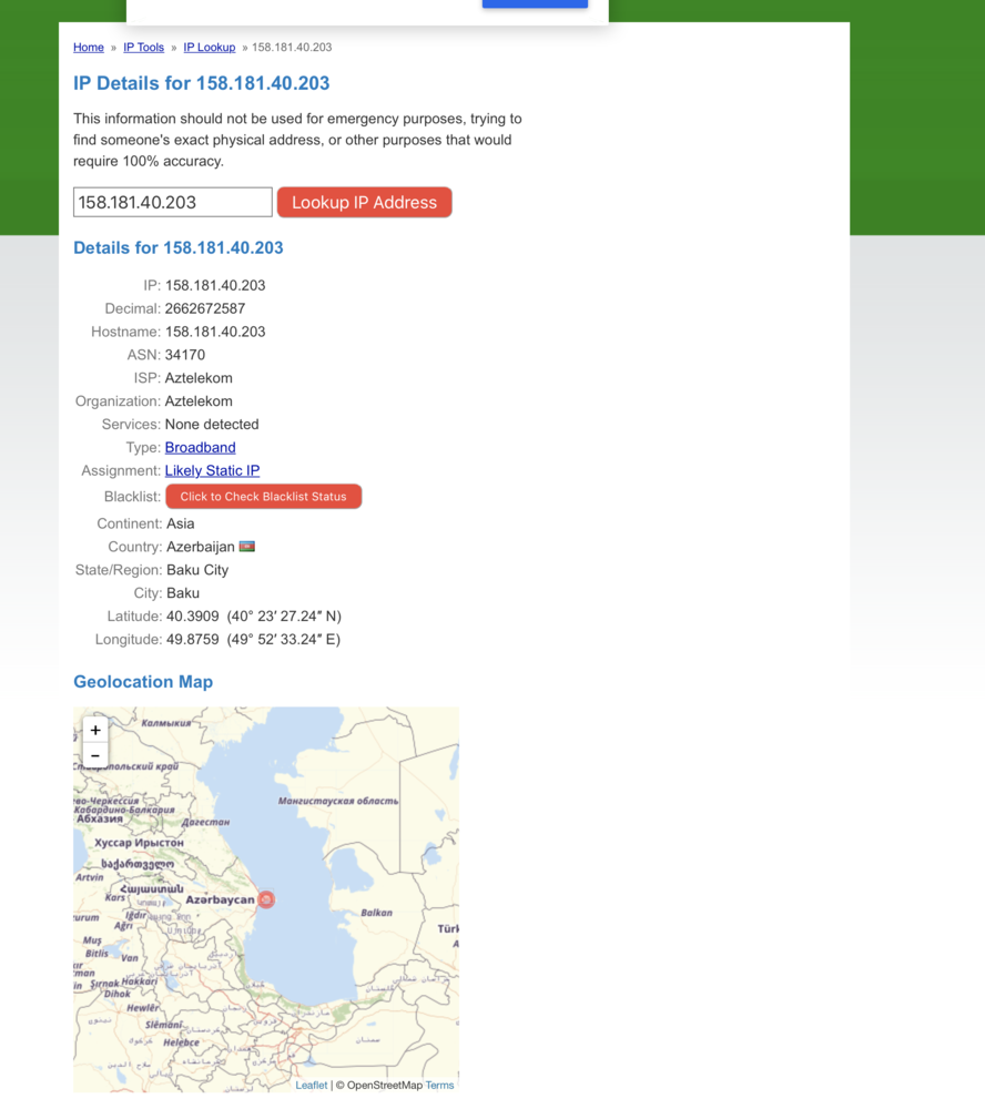 IP Tools IP Lookup 158.181.40.203.png